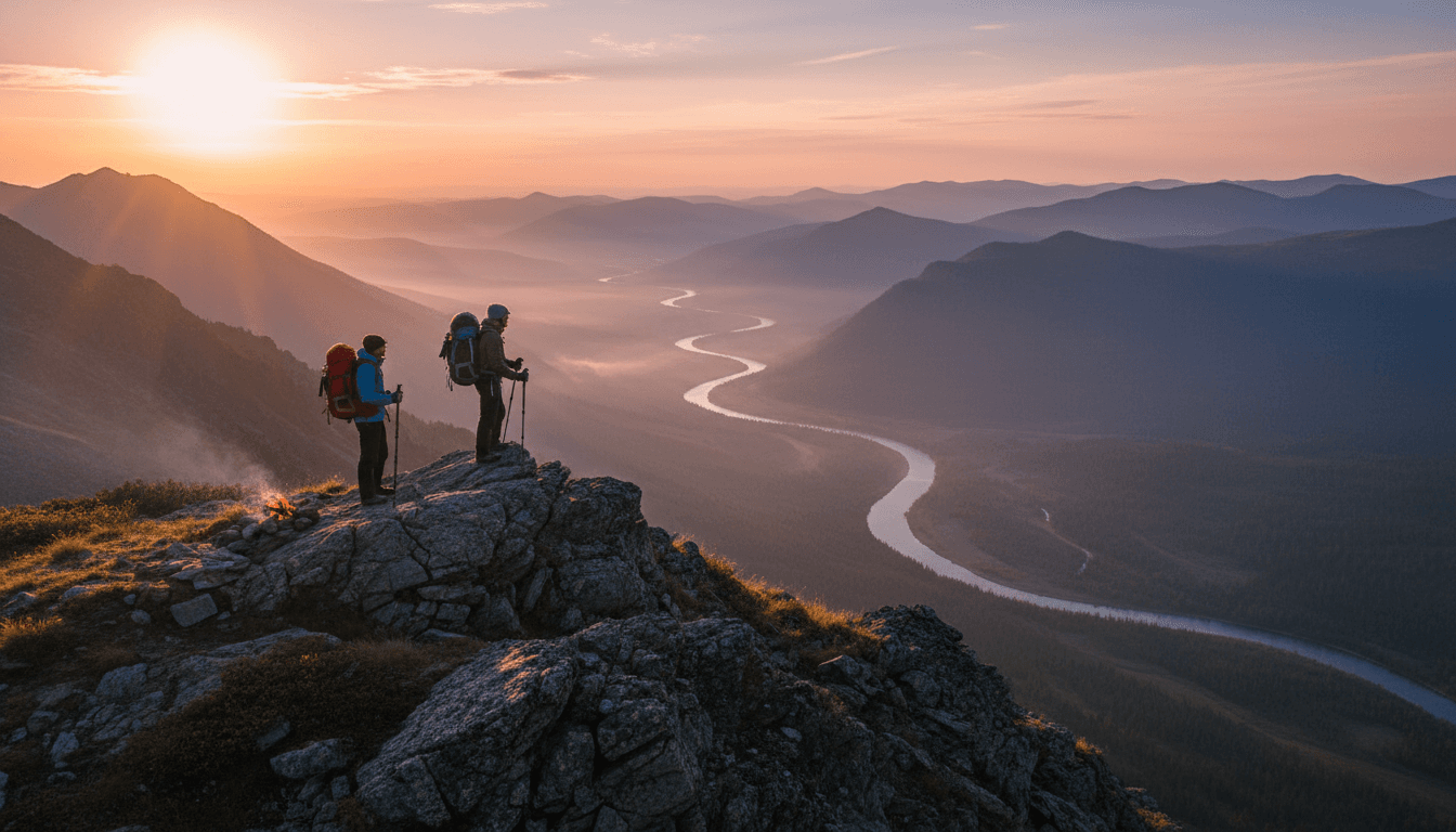 Survival training in a natural outdoor setting